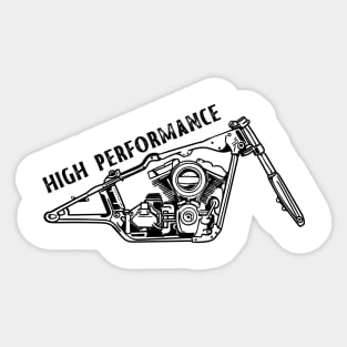 Chopper frames Sticker